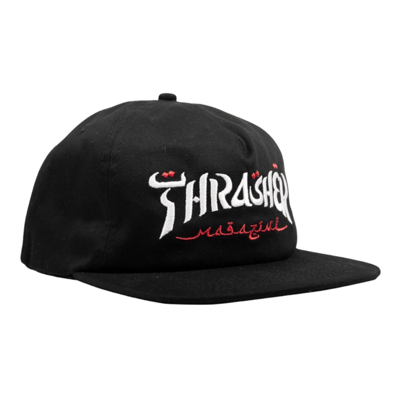 Thrasher Calligraphy Snapback (Black) OS Black
