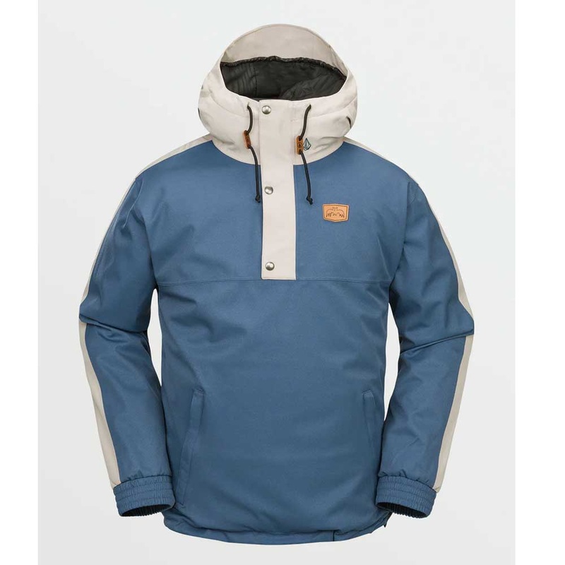 Volcom Men’s Longo 20K Pullover Jacket 2025 Small Indigo