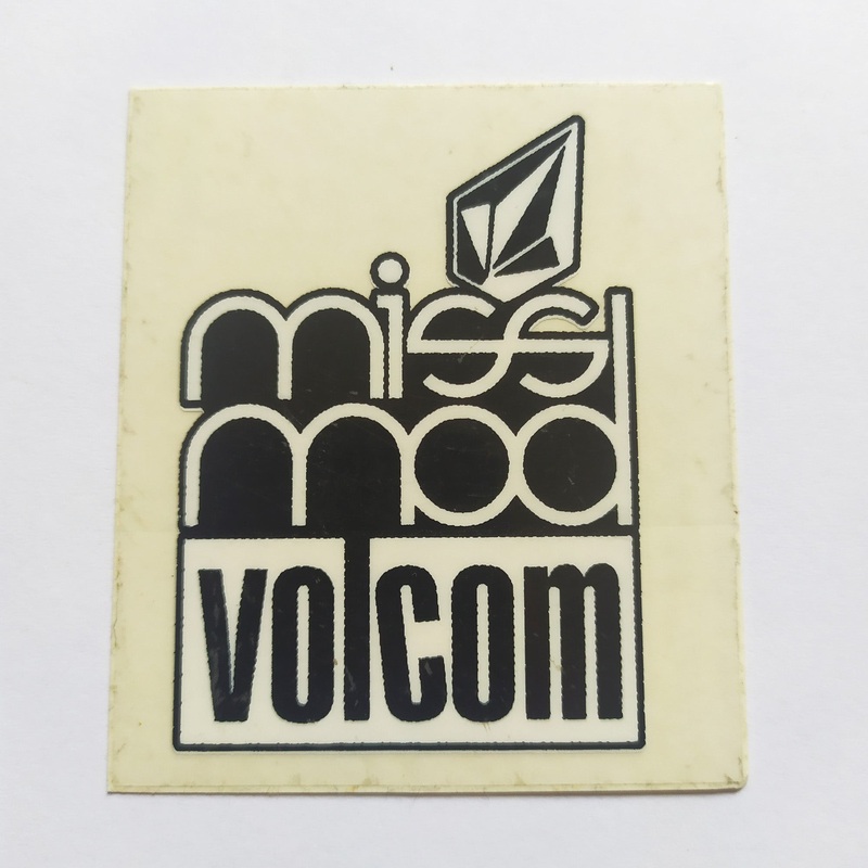 Volcom Skateboard Sticker “Miss Mod”