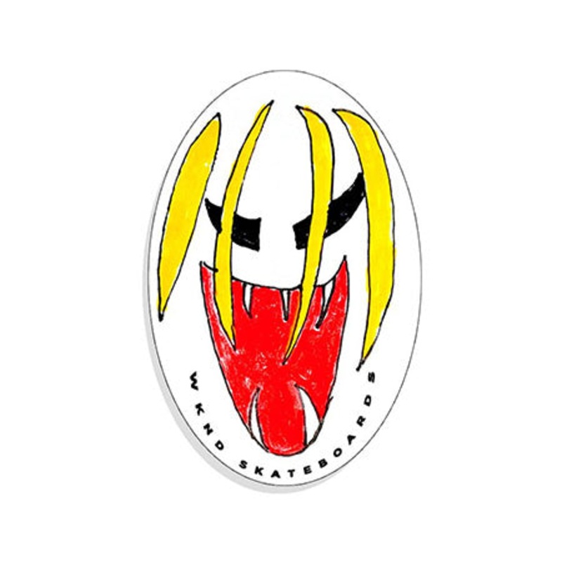 WKND Skateboards Bangs Sticker N/A 3.5 x 2