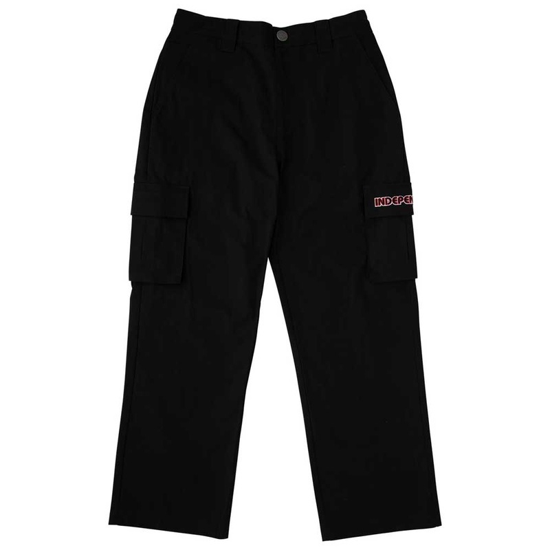 44643574 Groundwork Cargo Pants Black Ripstop Bottom Mens Independent SM