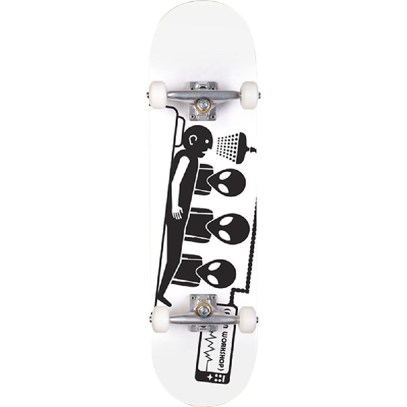 Alien Workshop Abduction White 7.75″ Skateboard Complete