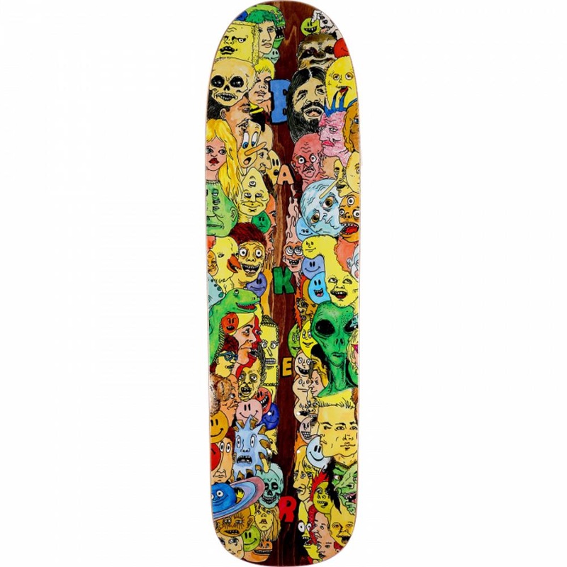 Baker Allen Big Bodies Shaped 8.75″ Skateboard Deck Deck