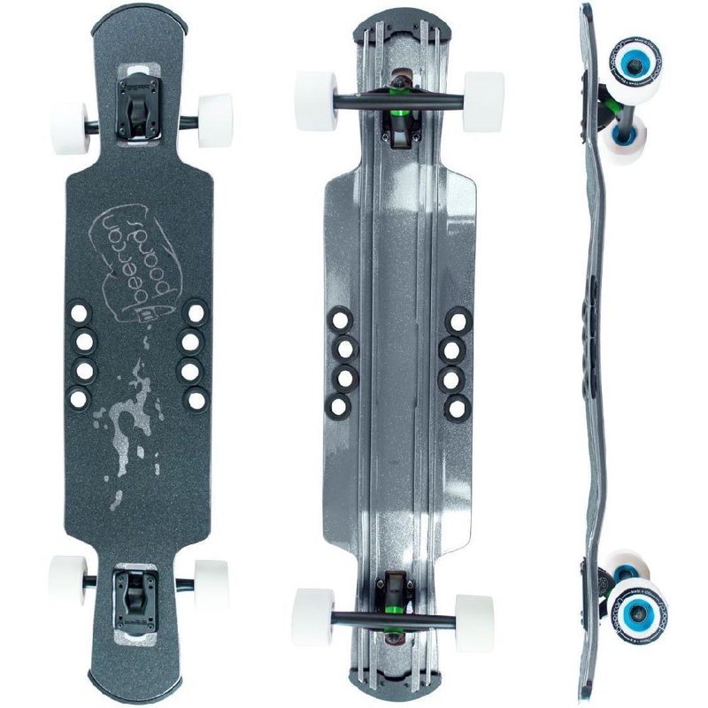 Beercan Chrome 37″ Kegger Lite Drop Through Longboard Complete