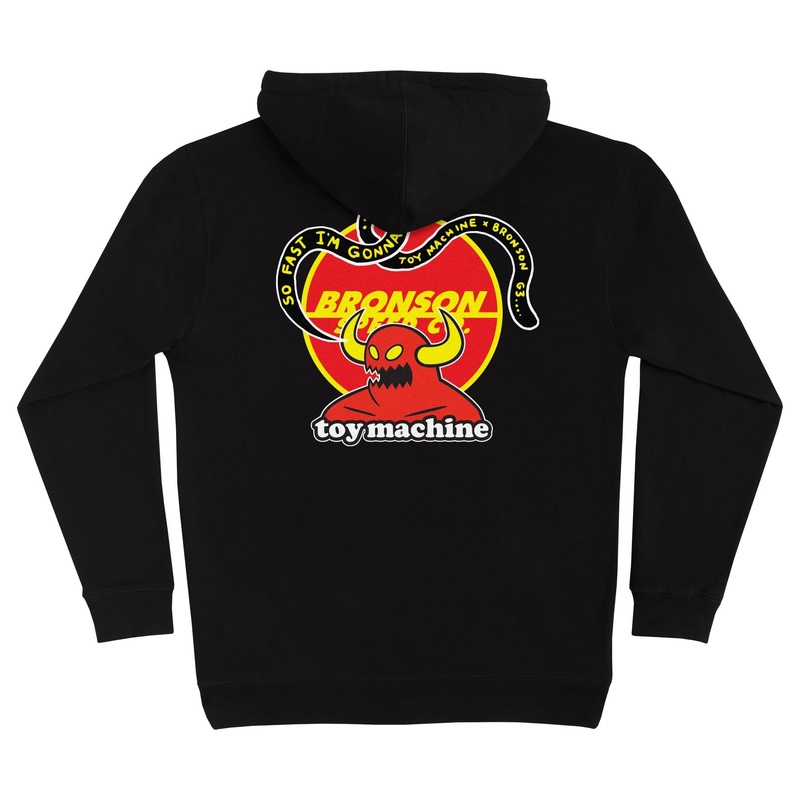 BRONSON X TOY MACHINE SWEATSHIRT Small Black