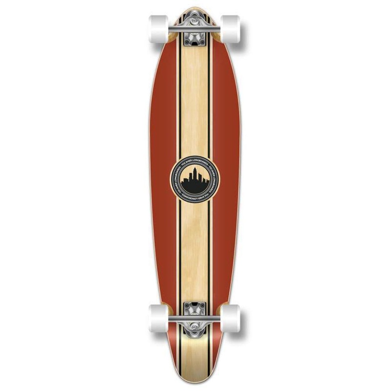 Crest 40″ Kicktail Longboard from Punked – Complete Complete