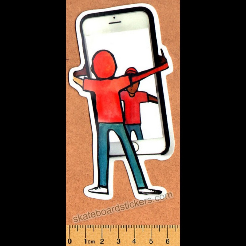 Enjoi Sticky Selfie Skateboard Sticker