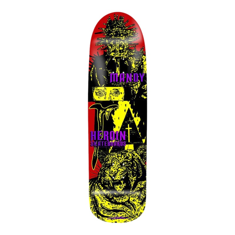 Heroin Skateboards Mandy x Hirotton Deck 9.4 9.4