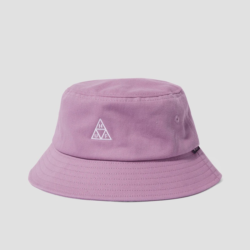 Huf Set Triple Triangle Bucket Hat Mauve Small
