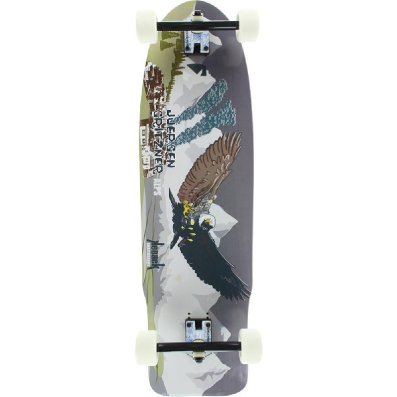 Kebbek Gritzner Alps 36″ Downhill Longboard Complete Complete