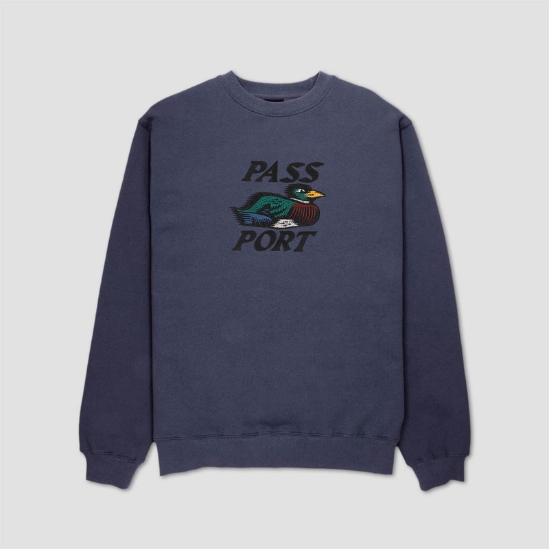 PassPort Fast Duck Sweater Dusty Blue Small