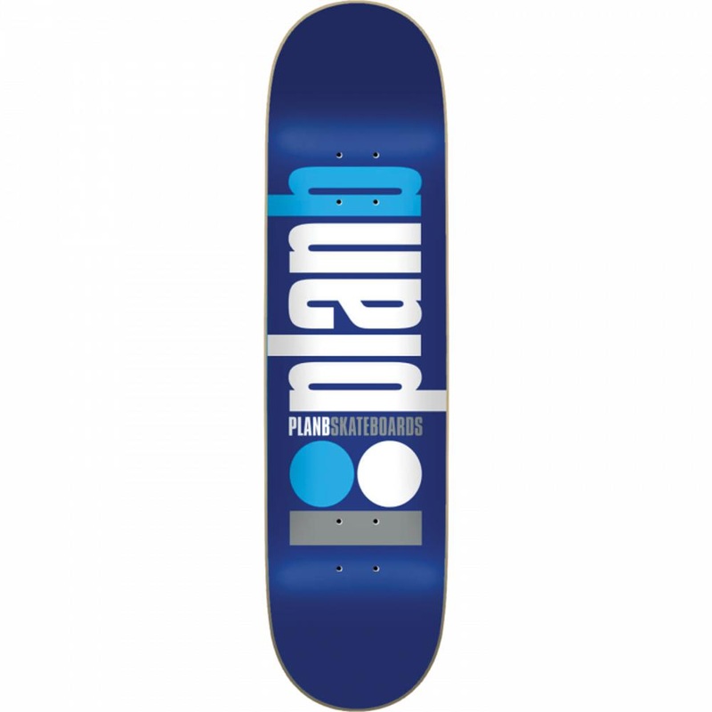 Plan B Classic Blue 8.37″ Skateboard Deck Deck