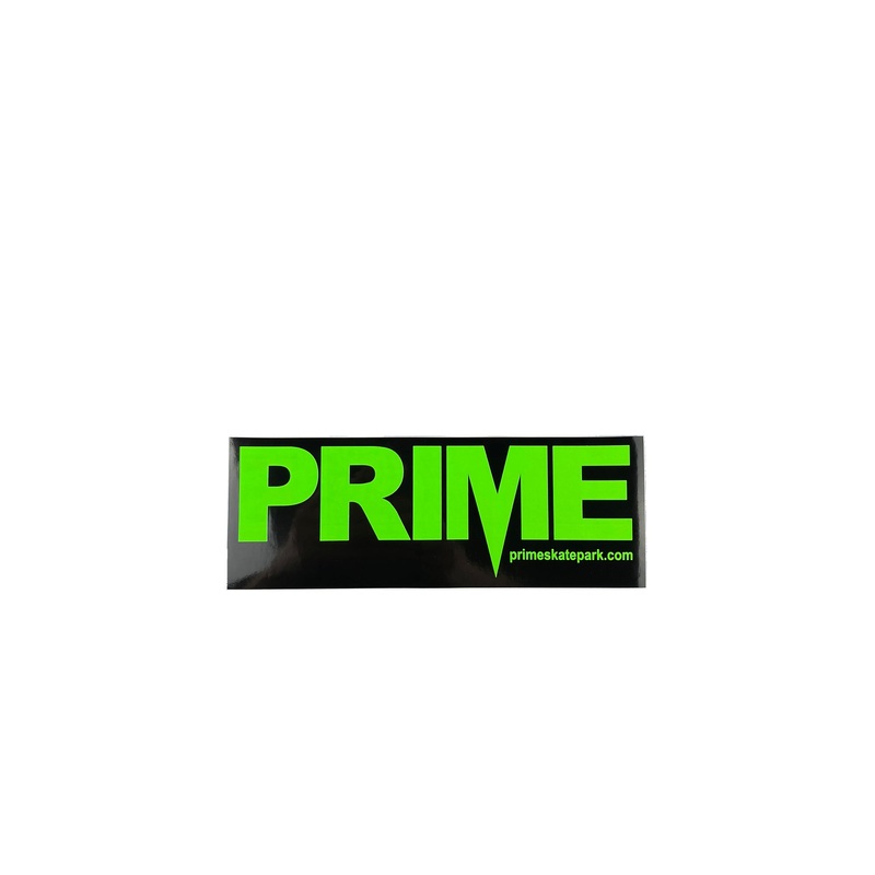 Prime Delux OG SP Sticker M – Black / Neon Green