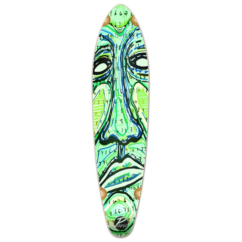 Punked Kicktail Longboard Deck – Countdown Deck