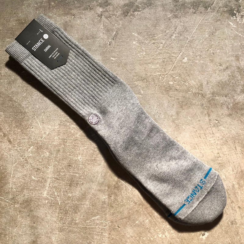Stance Socks – Icon Crew Sock – Heather Grey