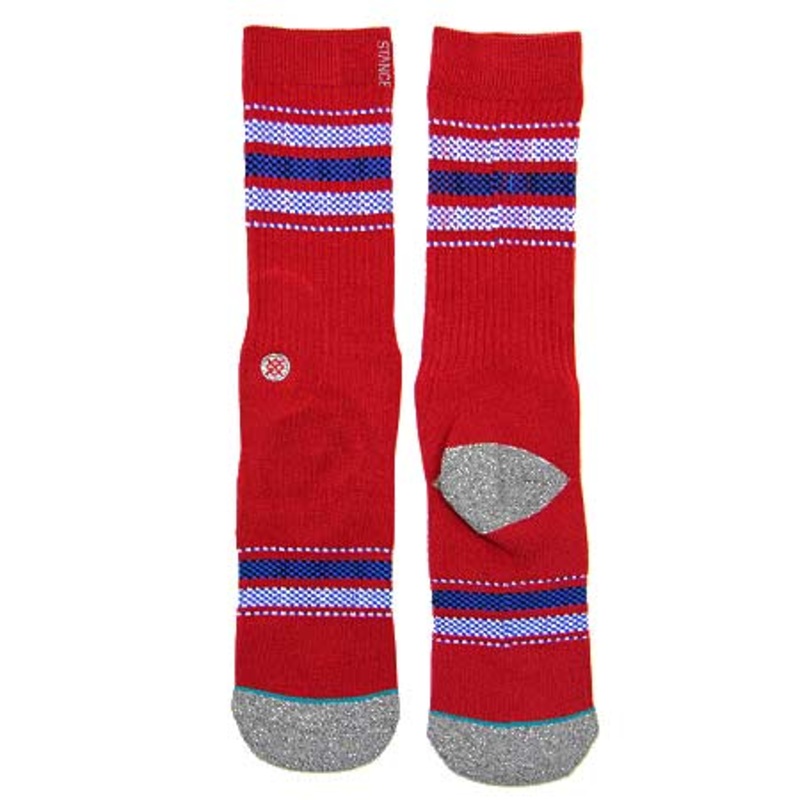 Stance Sullivan Crew Socks Red Large
