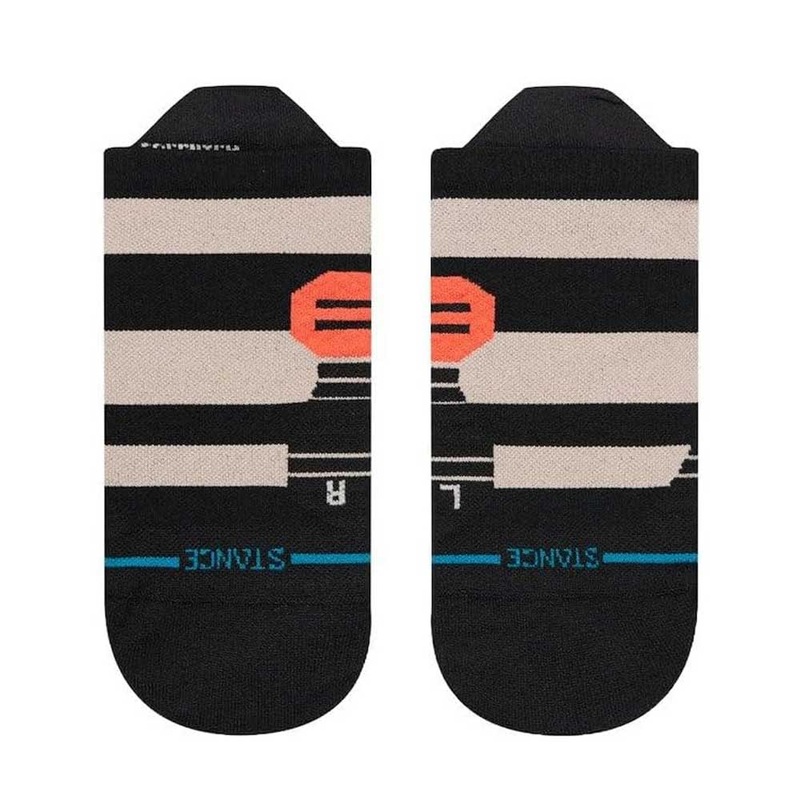 Stance Women’s Break Ultra Tab Ankle Socks Medium Black Stripe