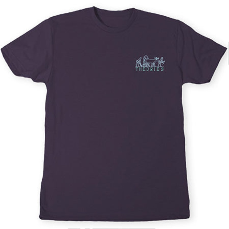 Theories Cheops T Shirt Eggplant Small