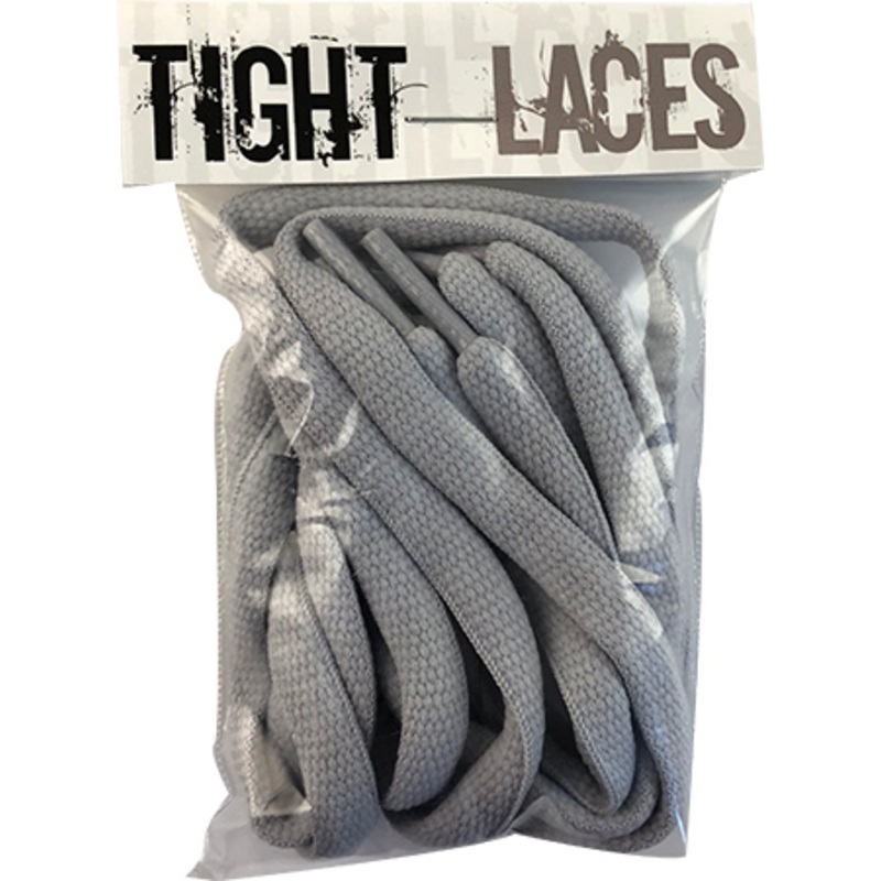 TIGHT LACES OVAL 48″ LIGHT GREY