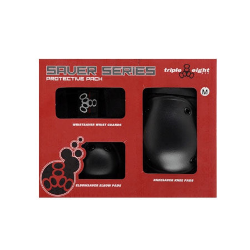 Triple 8 Saver Series Protective Pack Black Junior