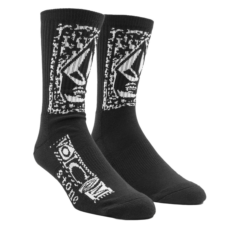 Volcom Dental Crew Socks Black One Size Fits All