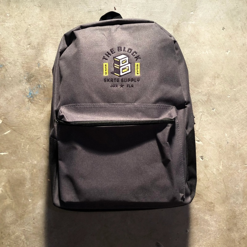 Block – Roots Logo Backpack – Dark Charcoal