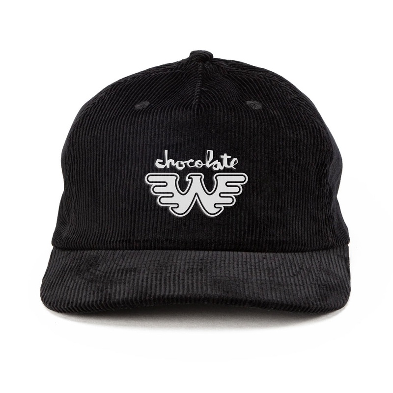 Chocolate Waylon Jennings Cord Snap-Back Hat Black One Size Fits All