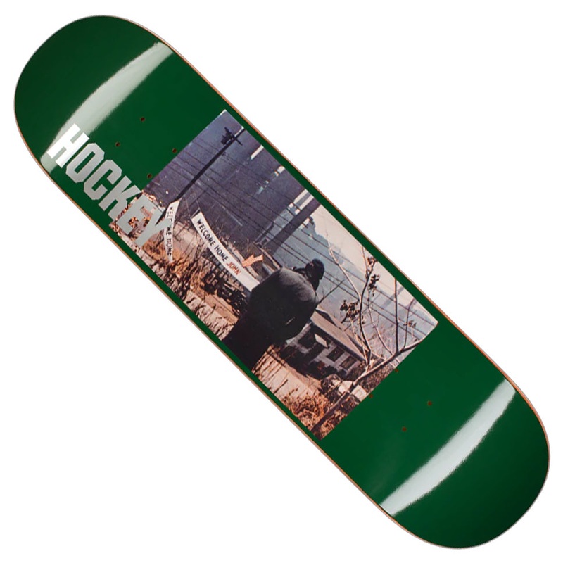 Hockey John Fitzgerald Welcome Home Deck Army Green 8.25 x 31.79 WB:14.12