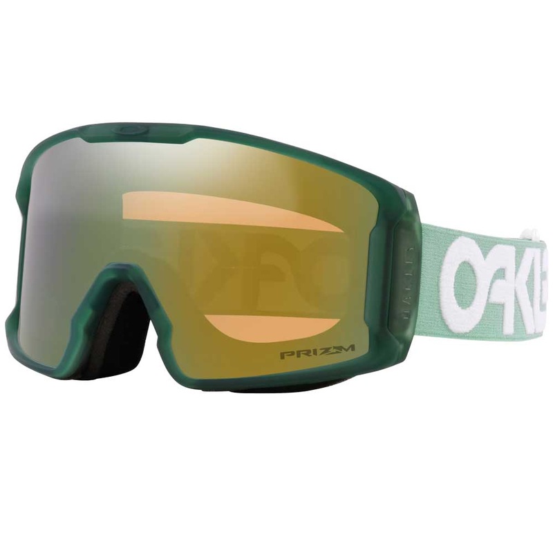 Oakley Line Miner M Snow Goggles – 2025 Matte Jade with Prizm Sage Gold Iridium Lenses Matte Jade Gold