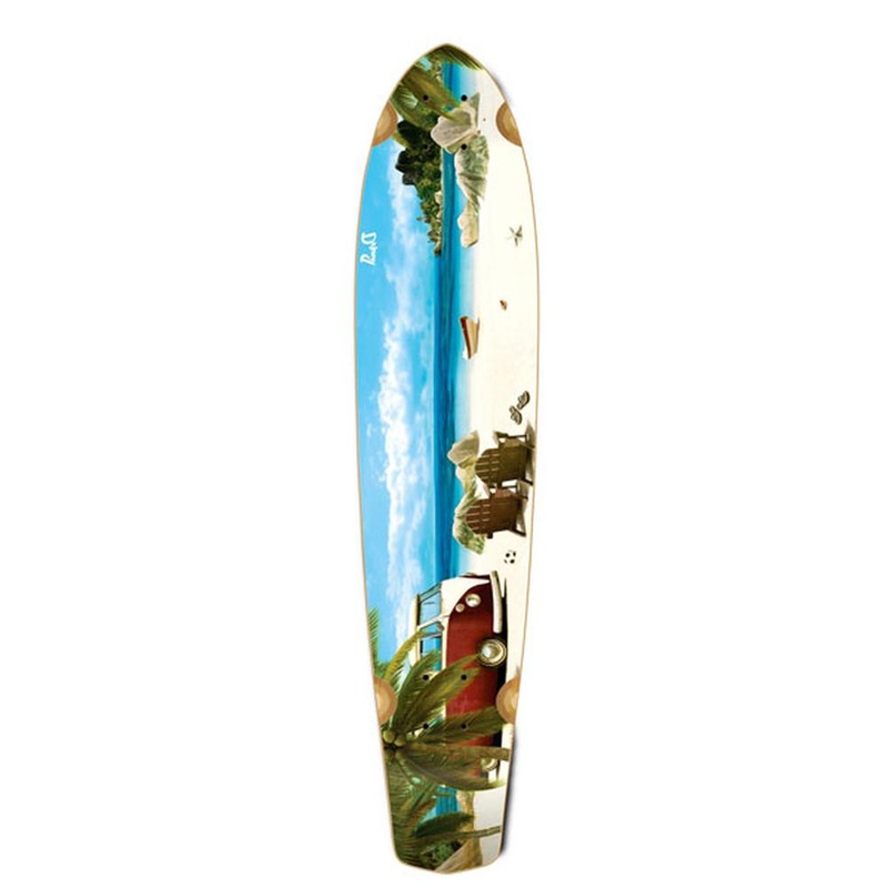 Punked Slimkick Longboard Deck – Getaway Deck