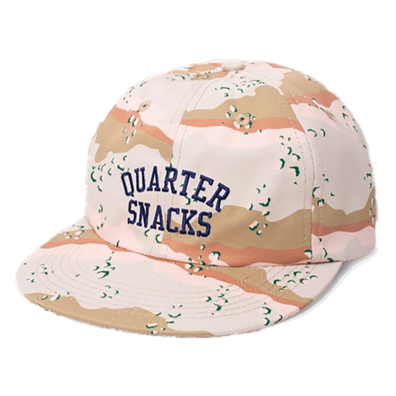 Quartersnacks Arch Strapback Hat Desert Camo
