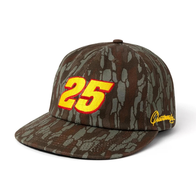 Quartersnacks Racer Cap Bark Camo