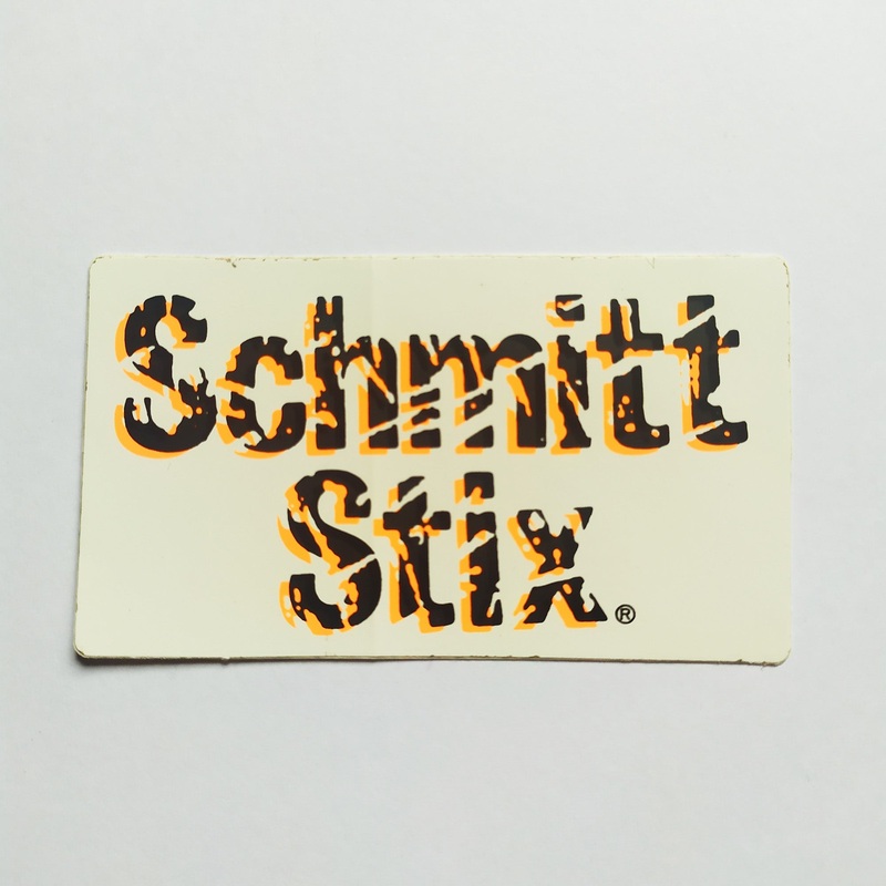 Schmitt Stix Skateboard Sticker