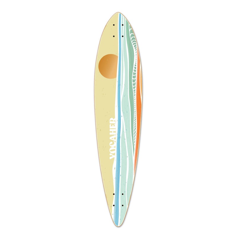 Yocaher Horizon Day 40″ Pintail Longboard Deck