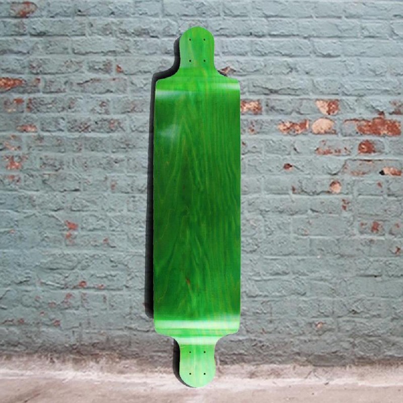 Drop Down Green 41″ Longboard Deck Deck