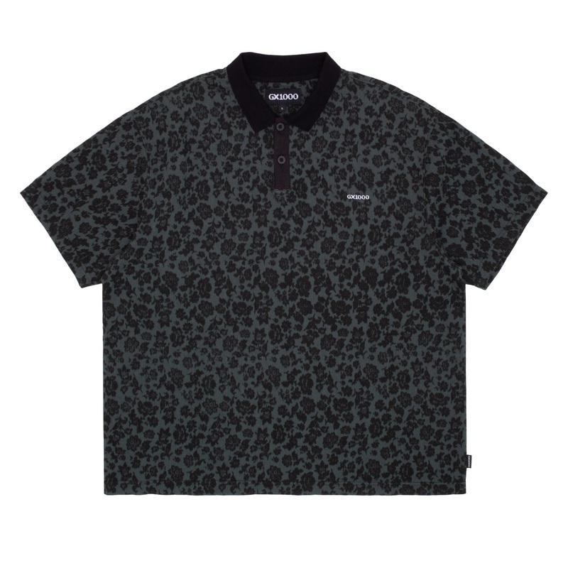GX1000 Polo Shirt Floral Emerald M