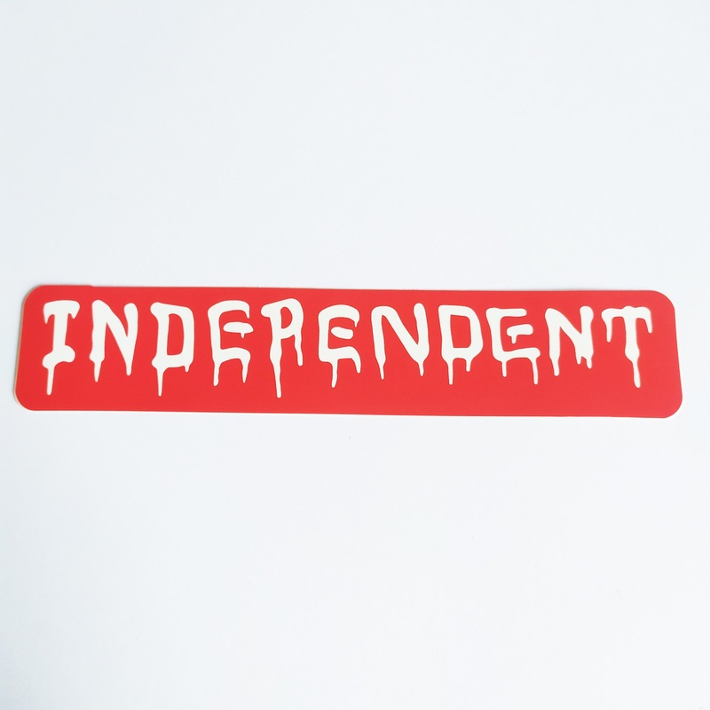 Independent Trucks Skateboard Sticker Vandal Red