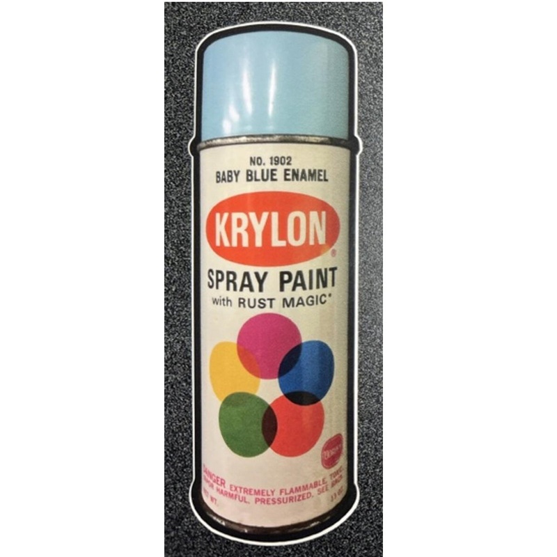 Meericle MFG “Baby Blue Krylon” Sticker