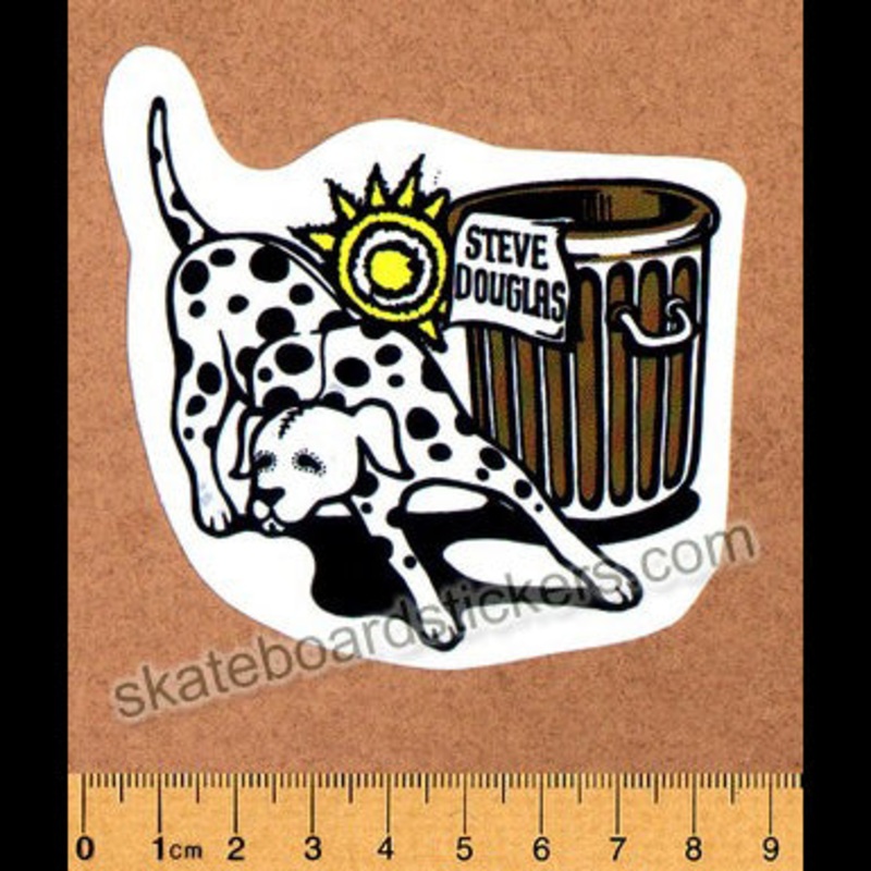 New Deal Official Reissue Skateboard Sticker – Steve Douglas