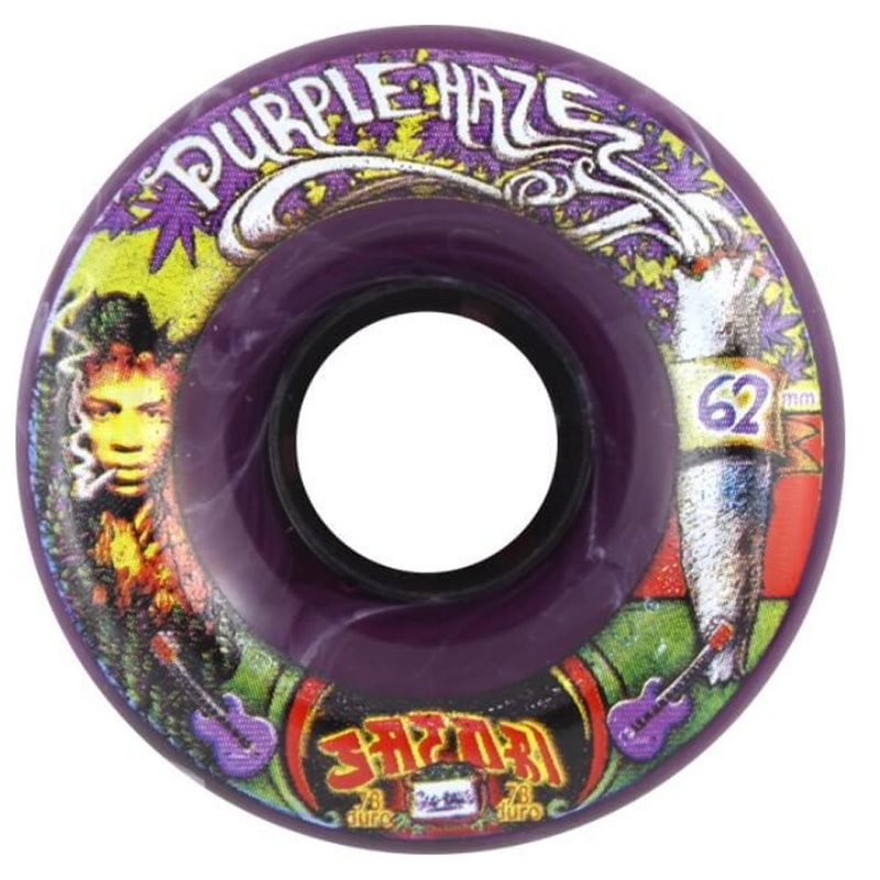 Satori Purple Haze 78a Cruiser Wheels Purple 64mm