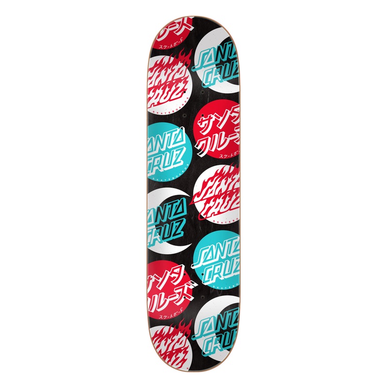 Shadowless Dots 7 Ply Birch Skateboard Deck 8.25in x 31.8in Santa Cruz