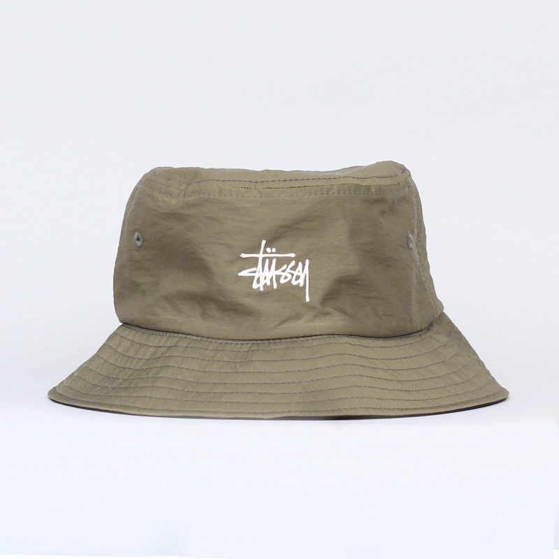 Stussy Reversible Bucket Hat Green Small/Medium