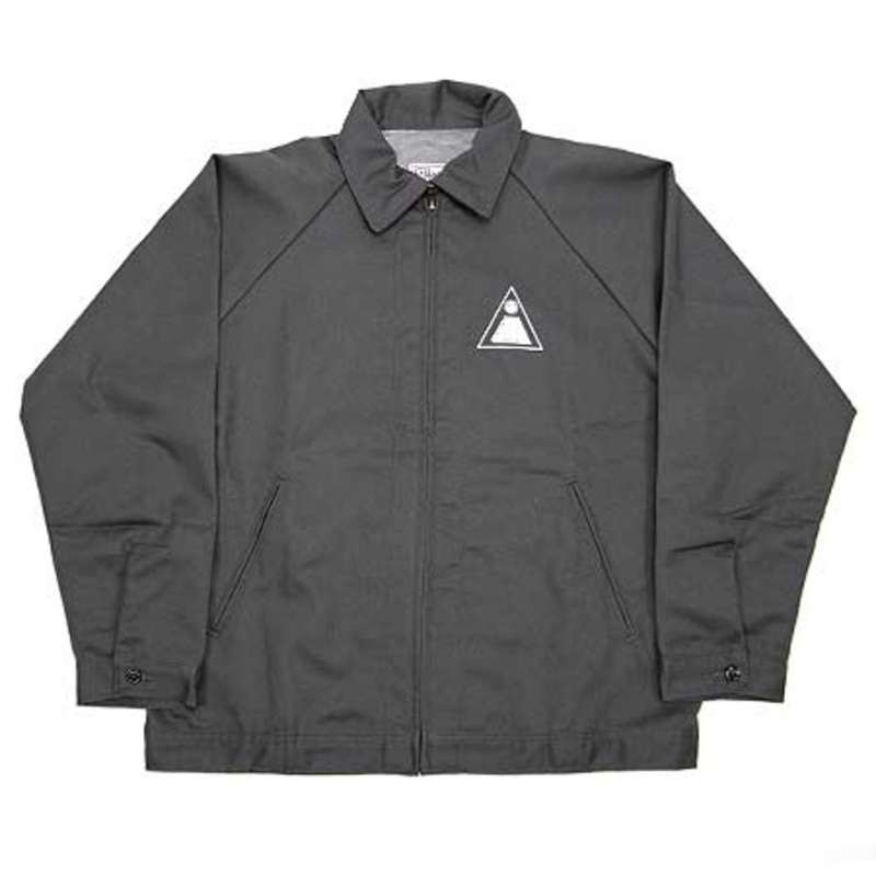 Theories Theoramid Transit Zip-Up Work Jacket Gray Large