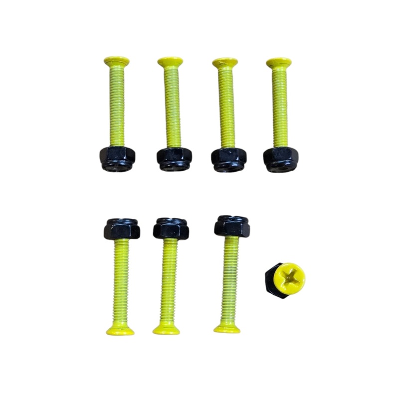 1-1/2″  Skateboard Hardware Bolts – YELLOW