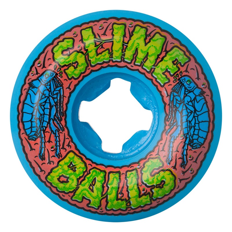 53mm Flea Balls Speed Balls Blue 99a Slime Balls Skateboard Wheels Blue 53mm