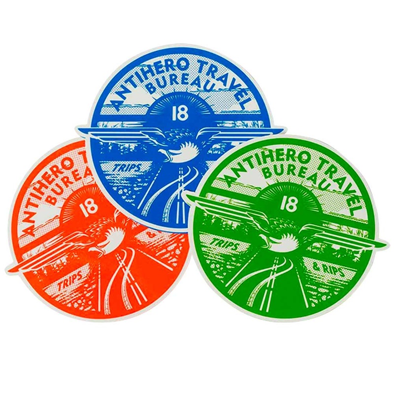 Anti Hero Travel Bureau Sticker – 3.75