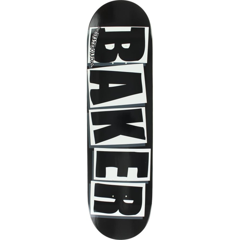 Baker Brand Logo Black/White 8.25″ Skateboard Deck