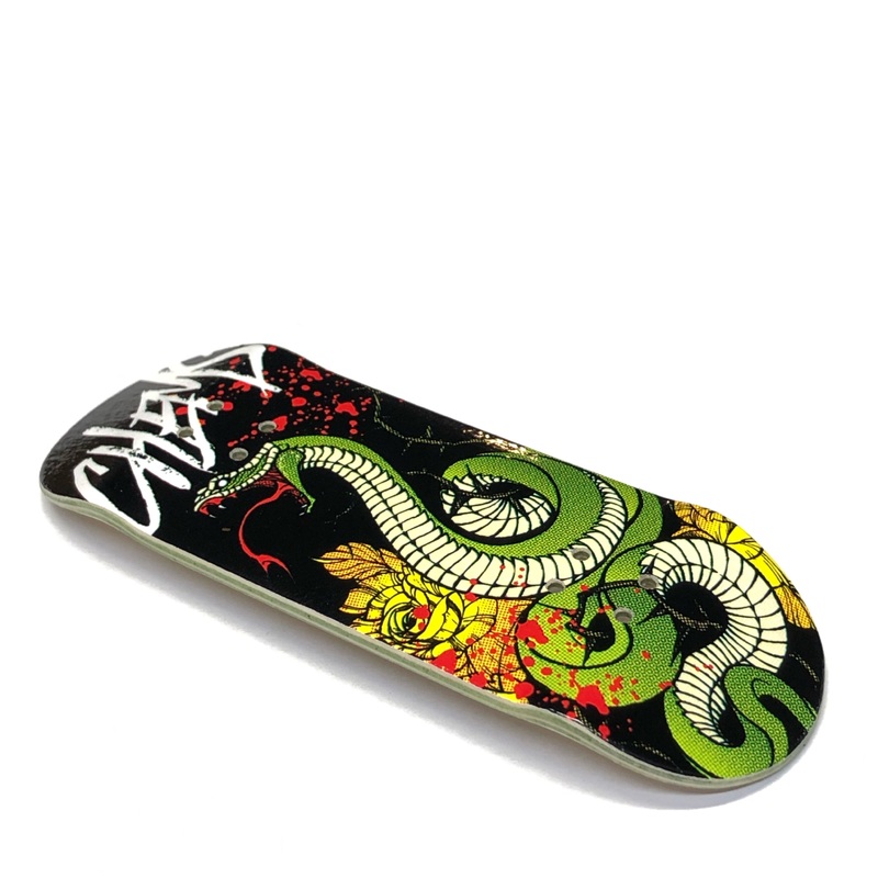Chems “Venomous” Fingerboard Deck 29mm Mid-Pro Popsicle