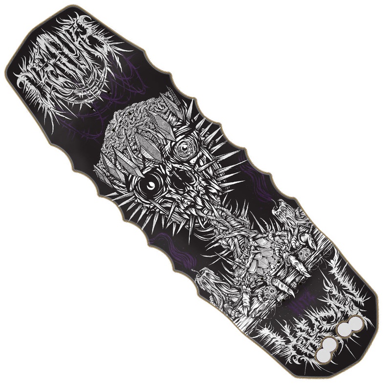 Creature Skateboards Sam Hitz Haksaw Grande Pro Shaped Deck Black 9.5 x 32.5