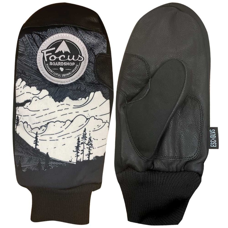 Focus Boardshop ESC Mitten – Mountain Print Small